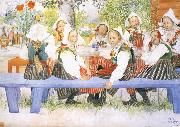 Carl Larsson Kersti-s Birthday France oil painting artist